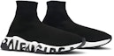 Cheap Balenciaga Speed Trainer 'Graffiti - Negro Blanco' 605972 W05GE 1015