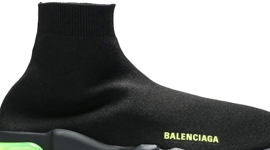 巴黎世家速度訓練鞋『透明鞋底-黑黃熒光』607544 W05GJ 1048 Order 巴黎世家速度訓練鞋『透明鞋底-黑黃熒光』607544 W05GJ 1048