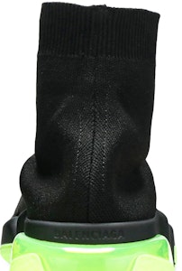 巴黎世家速度訓練鞋『透明鞋底-黑黃熒光』607544 W05GJ 1048 Sizing 巴黎世家速度訓練鞋『透明鞋底-黑黃熒光』607544 W05GJ 1048