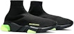Balenciaga Speed Trainer 'Clear Sole - Hitam Kuning Fluo' 607544 W05GJ 1048