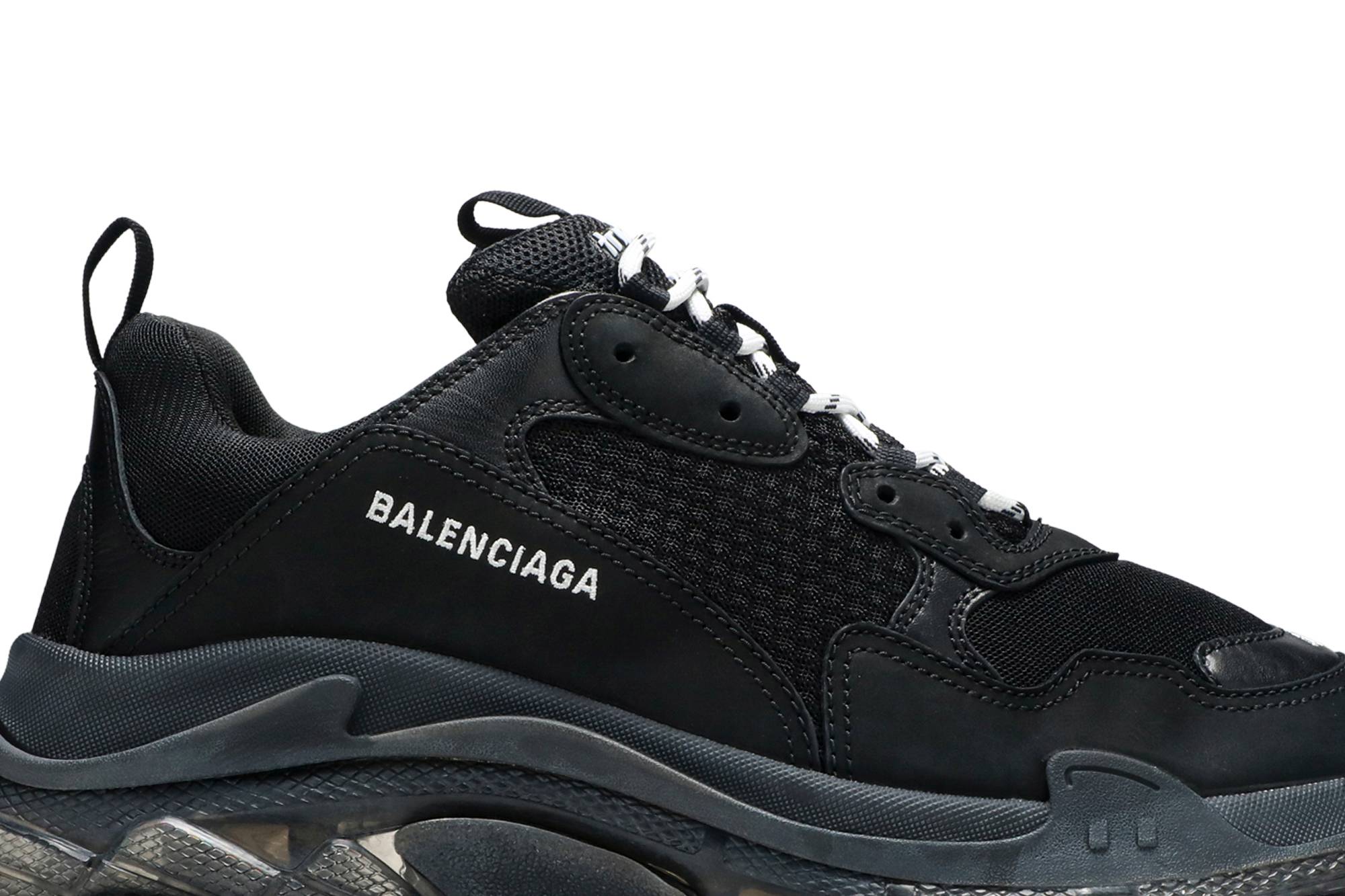 Order 2018 발렌시아가 트리플 S 스니커즈 '클리어솔 블랙' 541624-W09O1-1000