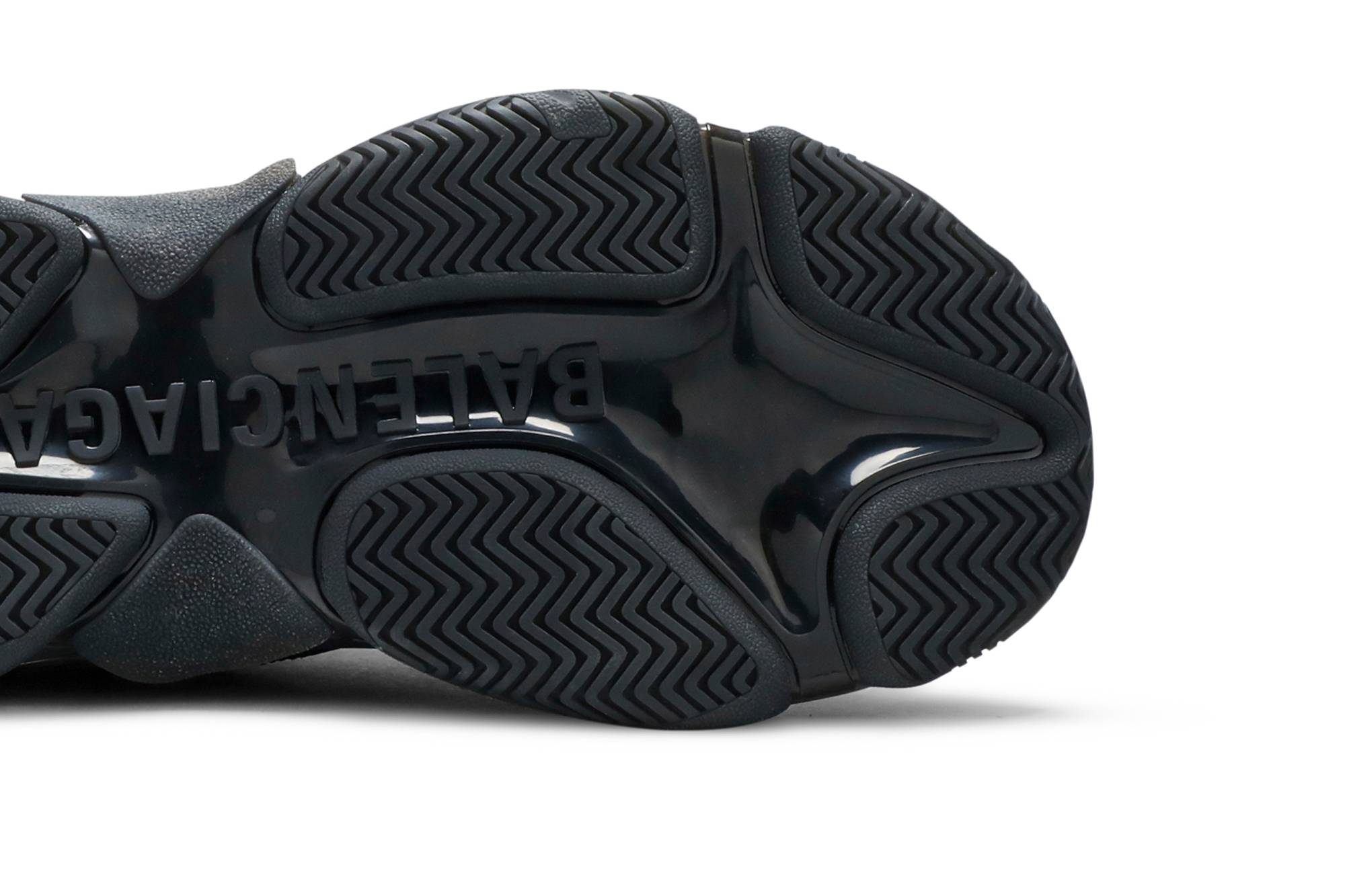 Purchase 2018 발렌시아가 트리플 S 스니커즈 '클리어솔 블랙' 541624-W09O1-1000