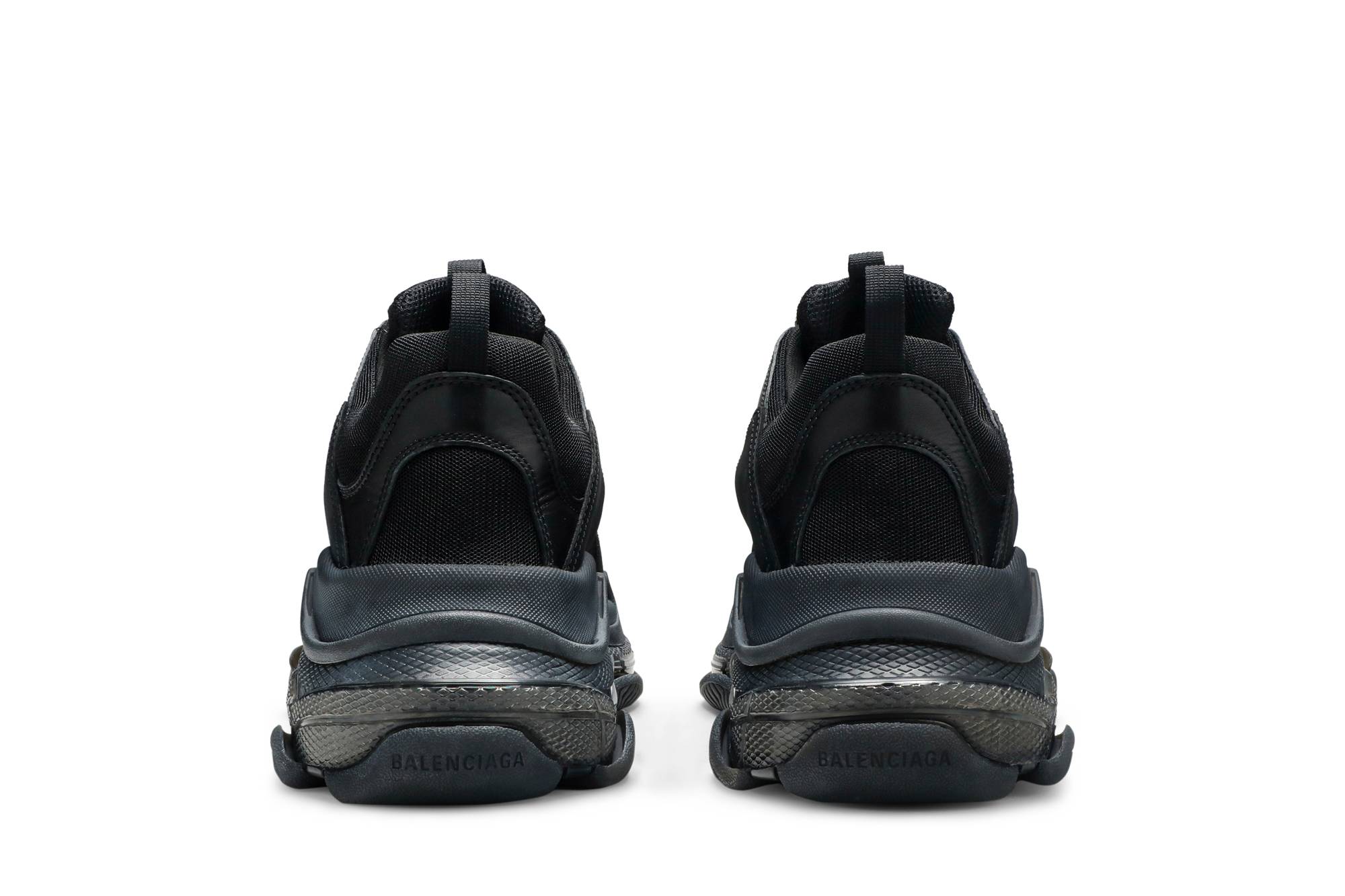 Details for 2018 발렌시아가 트리플 S 스니커즈 '클리어솔 블랙' 541624-W09O1-1000