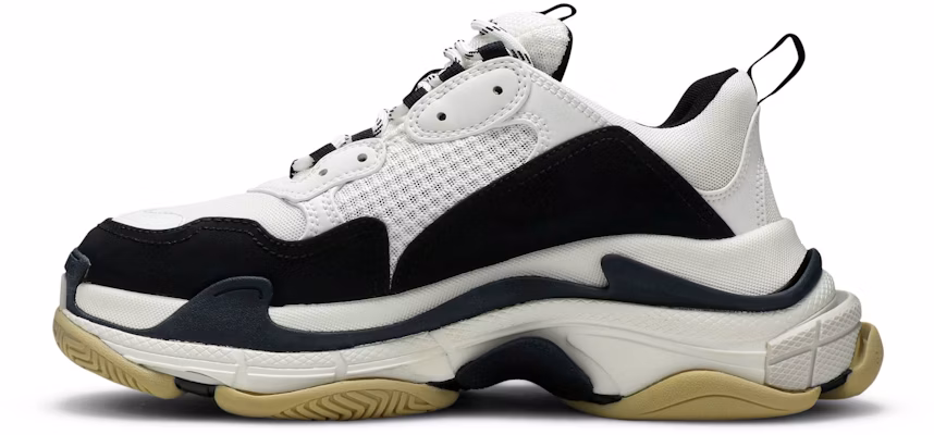 Balenciaga Triple S Trainer 'Putih Hitam' 536737 W09OM 9058 Lookbook Balenciaga Triple S Trainer 'Putih Hitam' 536737 W09OM 9058