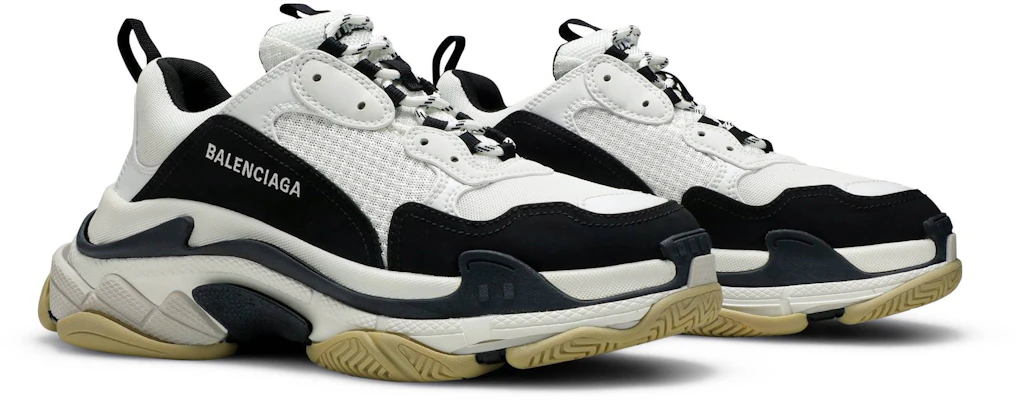 Balenciaga Triple S Trainer 'Putih Hitam' 536737 W09OM 9058 Cheap Balenciaga Triple S Trainer 'Putih Hitam' 536737 W09OM 9058