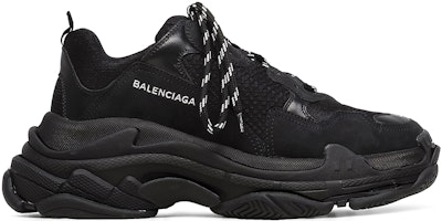 Balenciaga Triple S Sneaker Allover Logo Black Fluo Yellow 536737 W2FA1 1070 536737 W2FA1 1070 Novelship