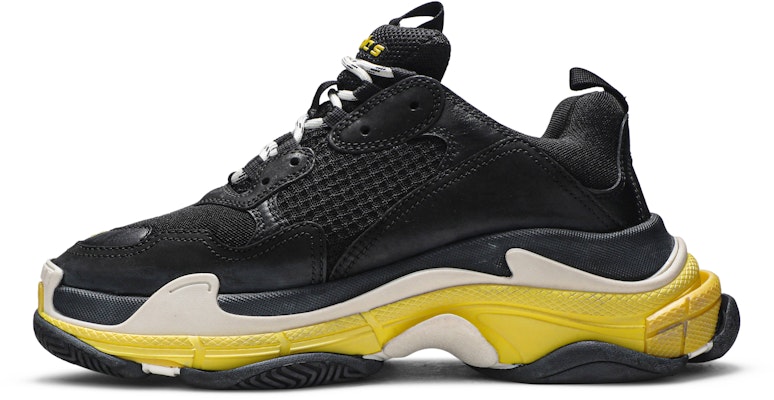 Balenciaga Triple S Trainer 'Hitam Kuning' 534162 W09OG 1087 Lookbook Balenciaga Triple S Trainer 'Hitam Kuning' 534162 W09OG 1087