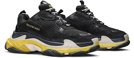 Balenciaga Triple S Zapatillas 'Negro Amarillo' 534162 W09OG 1087 Cheap Balenciaga Triple S Zapatillas 'Negro Amarillo' 534162 W09OG 1087