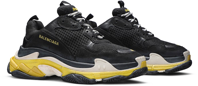 バレンシアガ トリプルS 黒黄 (Barenshiaga Toripuru S Kuro Ki) 534162 W09OG 1087 Cheap バレンシアガ トリプルS 黒黄 (Barenshiaga Toripuru S Kuro Ki) 534162 W09OG 1087