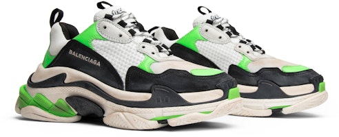 MR PORTER x バレンシアガ トリプルS ネオングリーン (2018) 516590 W09O6 9063 Cheap MR PORTER x バレンシアガ トリプルS ネオングリーン (2018) 516590 W09O6 9063