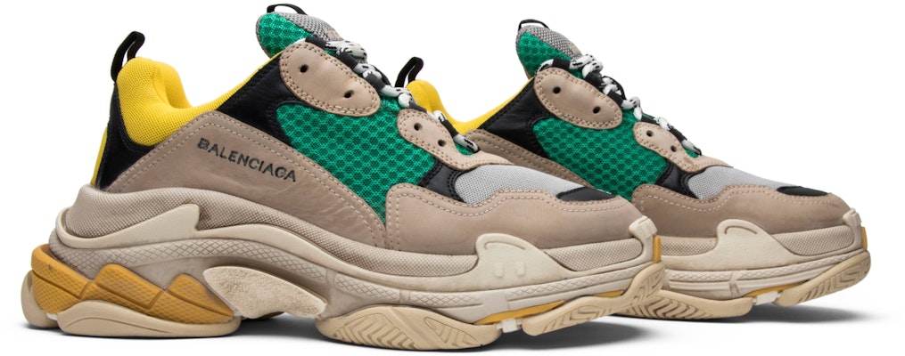 Balenciaga Triple S Trainer 'Kuning Hijau' 483513 W06E3 7070 Cheap Balenciaga Triple S Trainer 'Kuning Hijau' 483513 W06E3 7070
