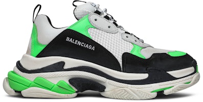 Balenciaga Triple S Trainer 'White Green Fluo' 536737 W09O6 9063 Balenciaga Triple S Trainer 'White Green Fluo' 536737 W09O6 9063