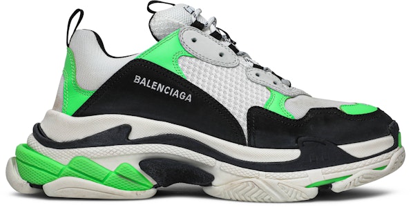 Balenciaga Triple S Trainer 'Putih Hijau Fluo' 536737 W09O6 9063 Buy Balenciaga Triple S Trainer 'Putih Hijau Fluo' 536737 W09O6 9063