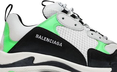 Balenciaga Triple S Trainer 'Putih Hijau Fluo' 536737 W09O6 9063 Order Balenciaga Triple S Trainer 'Putih Hijau Fluo' 536737 W09O6 9063