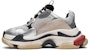 Balenciaga Triple S Trainer 'Silver' 2018 Kasut Lelaki 512175 W09O3 1081