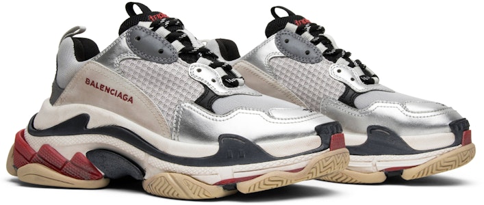 2018 バレンシアガ トリプルS シルバー 512175 W09O3 1081 Cheap 2018 バレンシアガ トリプルS シルバー 512175 W09O3 1081