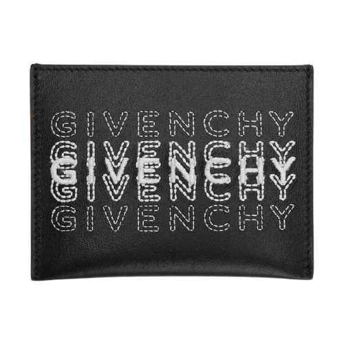 Givenchy BLACK Embroidered Logo Card Holder