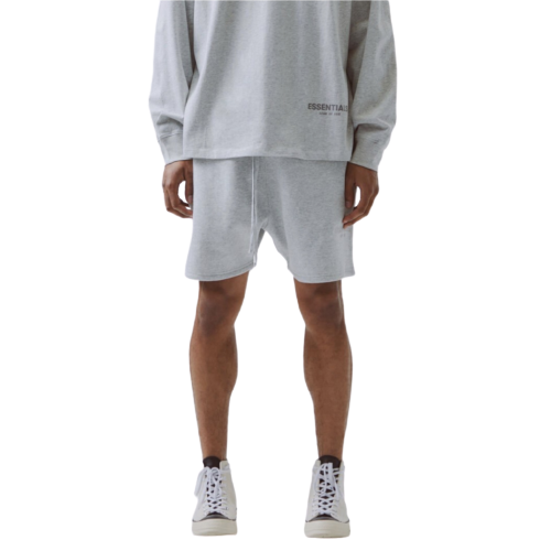 Fear of God Grey Logo Short Embroidered