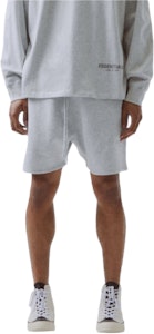 恐懼上帝灰色刺繡標誌短褲 Buy 恐懼上帝灰色刺繡標誌短褲