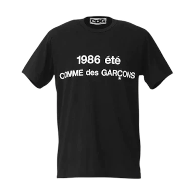 CDG 1986 Black Tee