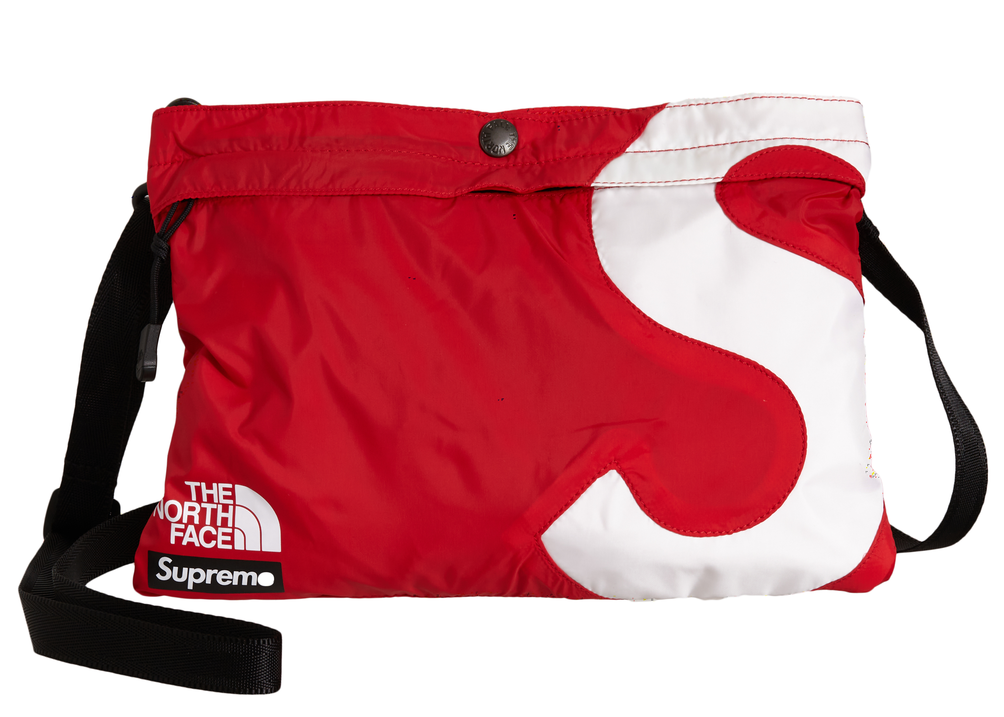 Supreme x The North Face S Logo Shoulder Bag Red - Novelship