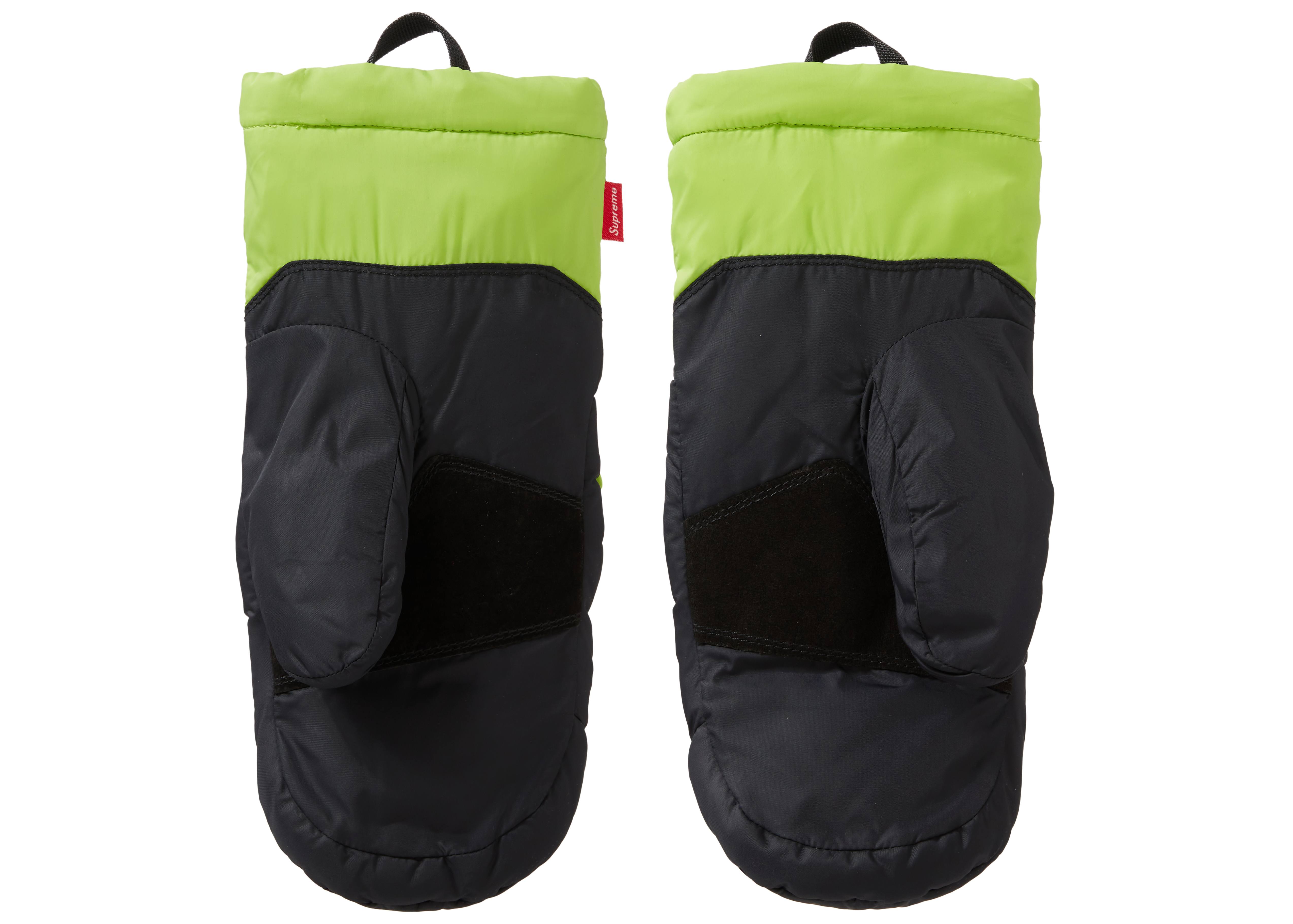 Supreme x The North Face S Logo Nuptse Mitts Lime - Novelship