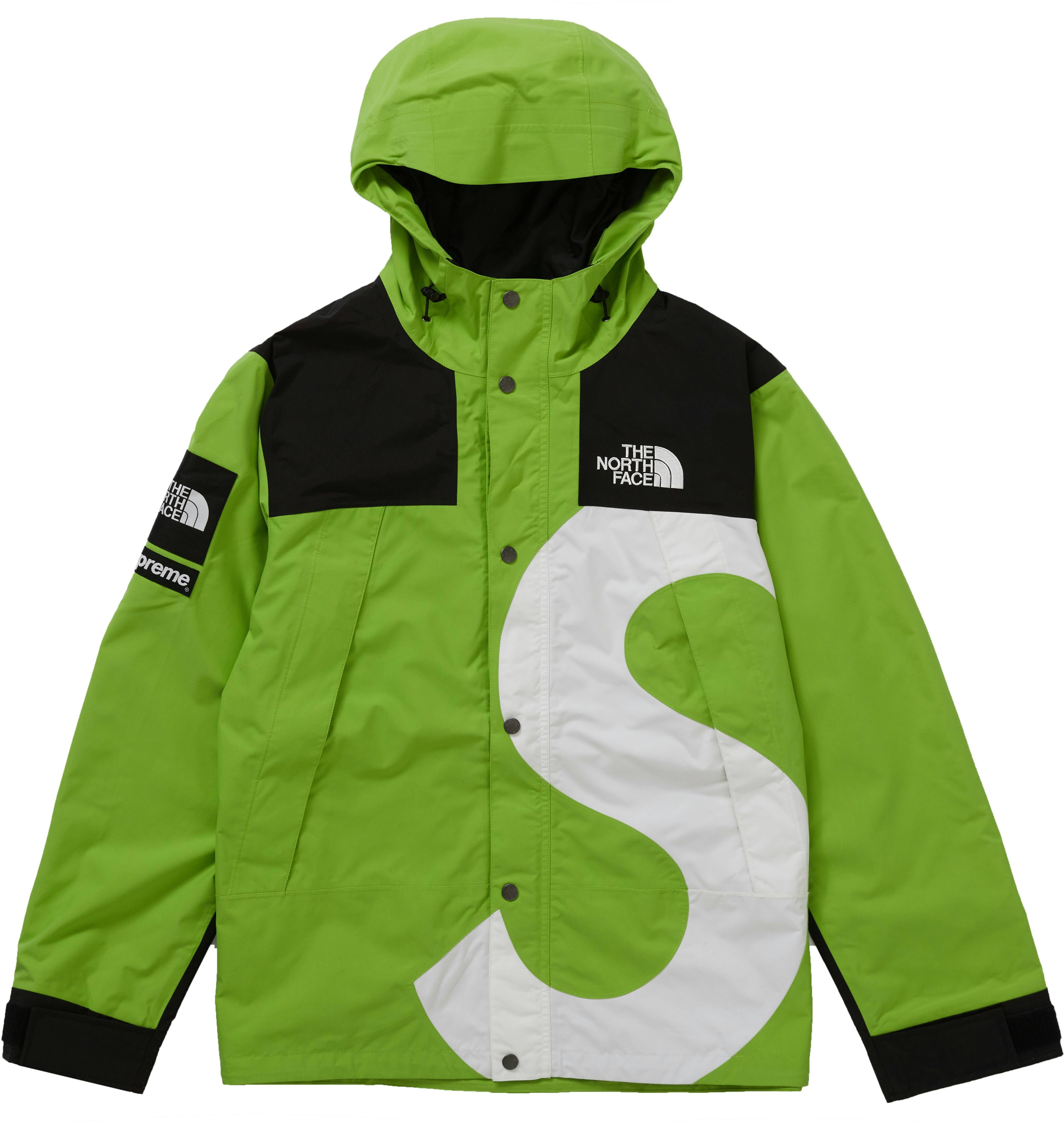 Supreme x The North Face S Logo Mountain Jacket Lime - Novelship