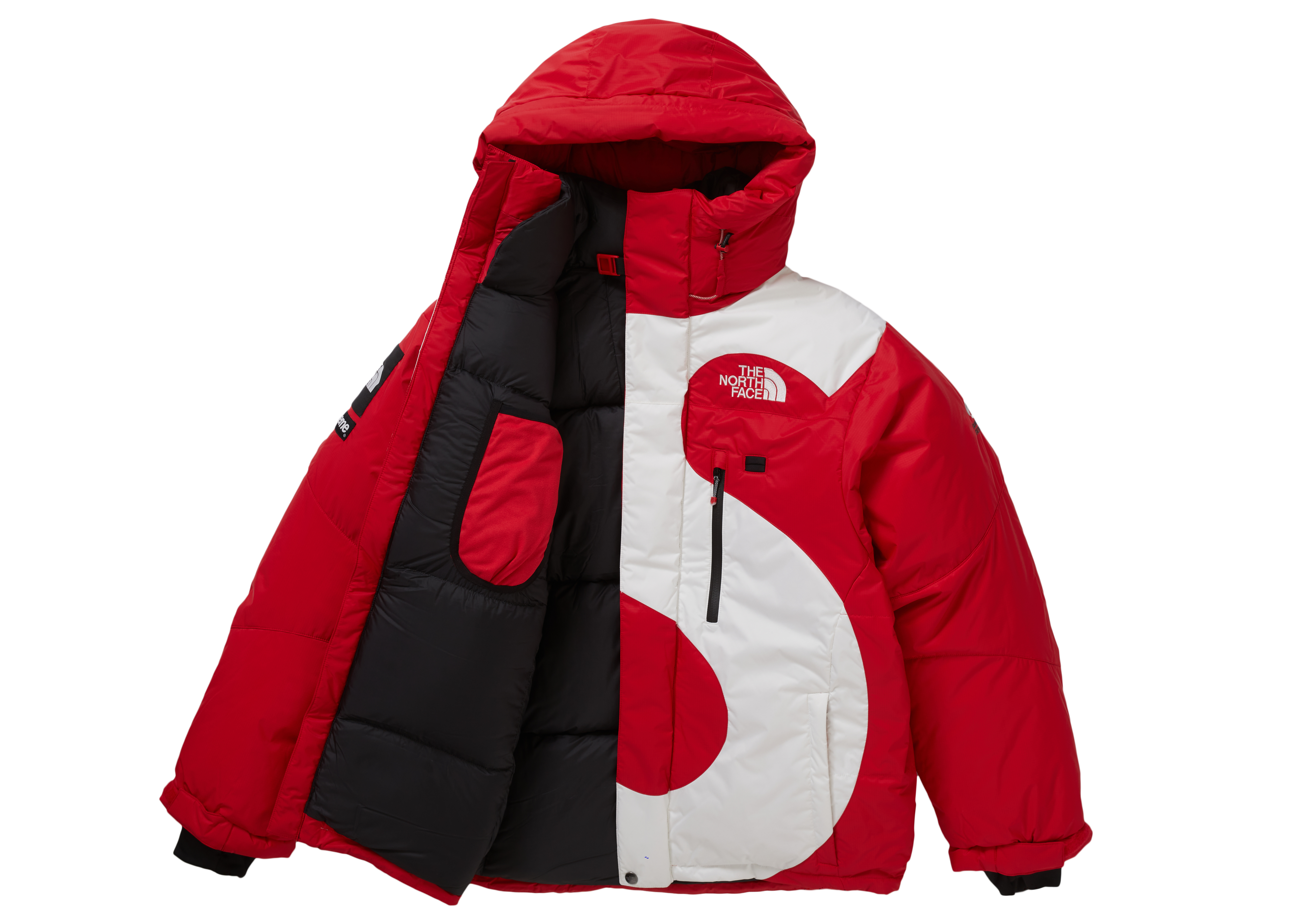 Supreme x The North Face S Logo Summit Series Himalayan Parka Red 