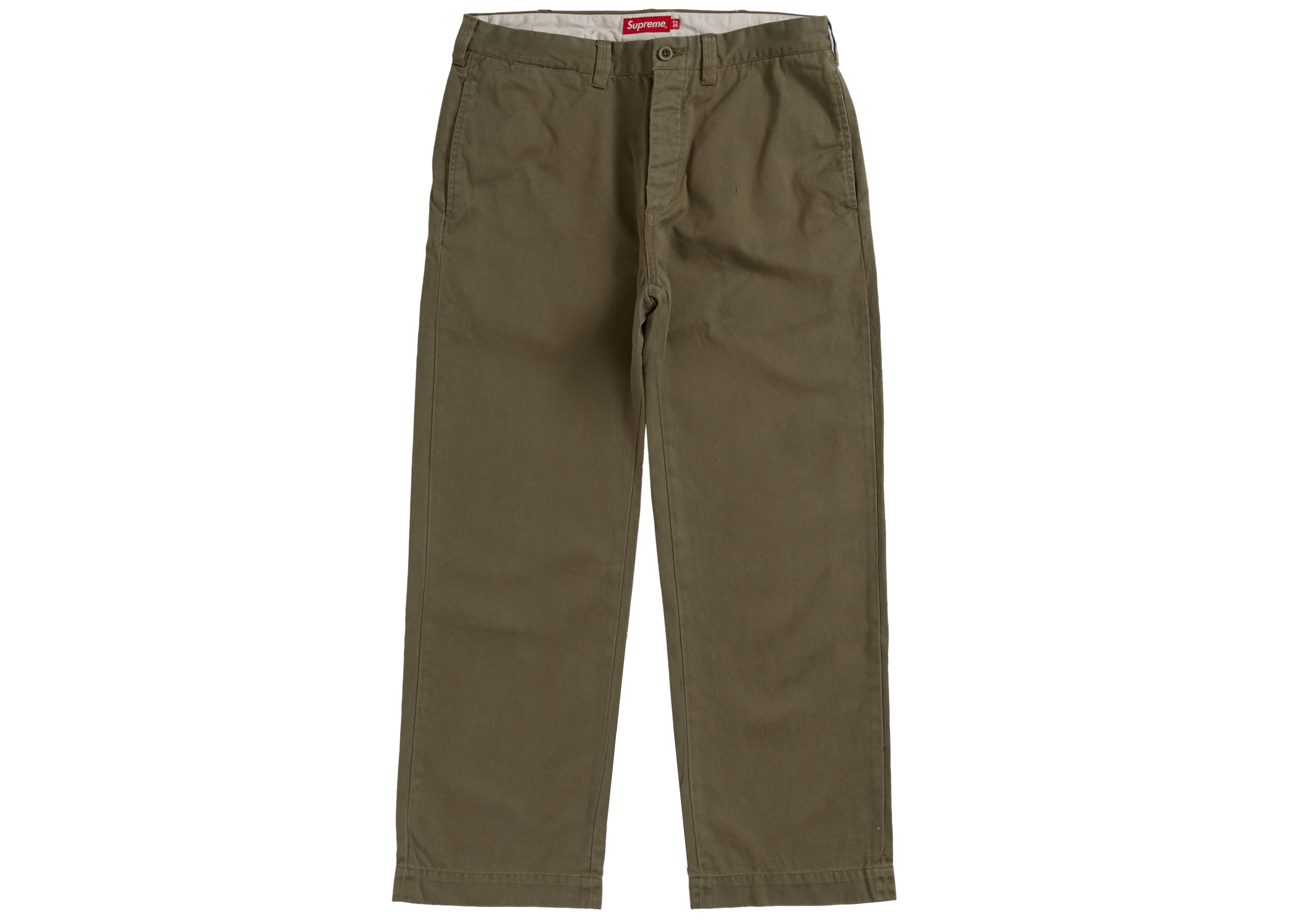 Supreme Pin Up Chino Pant (FW20) Olive - Novelship