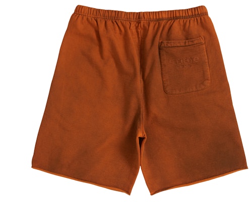 Supreme Spray Sweatshort Orange Order Supreme Spray Sweatshort Orange