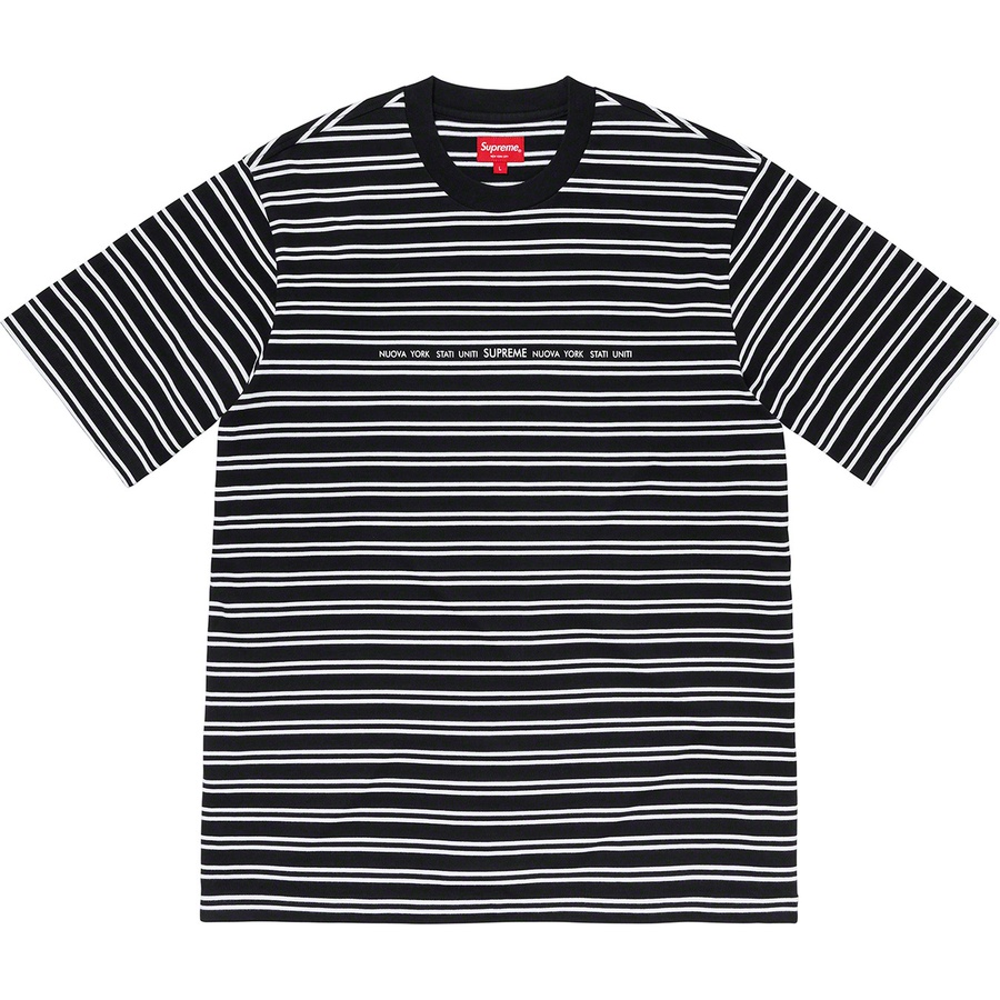 Supreme Stati Uniti Stripe S/S Top Black - Novelship