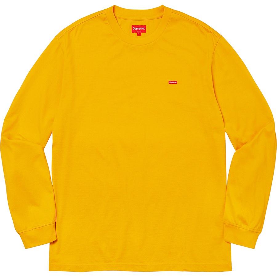 Supreme Small Box L/S Tee Gold - Novelship