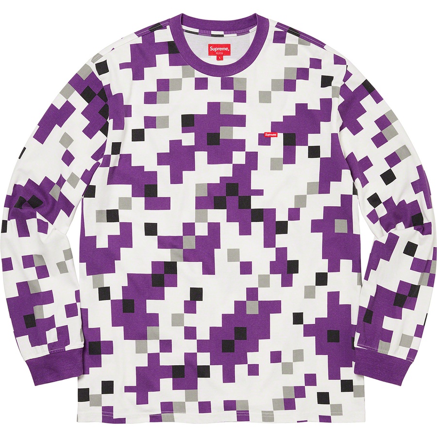 Supreme Small Box L/S Tee Purple Digi Camo - Novelship