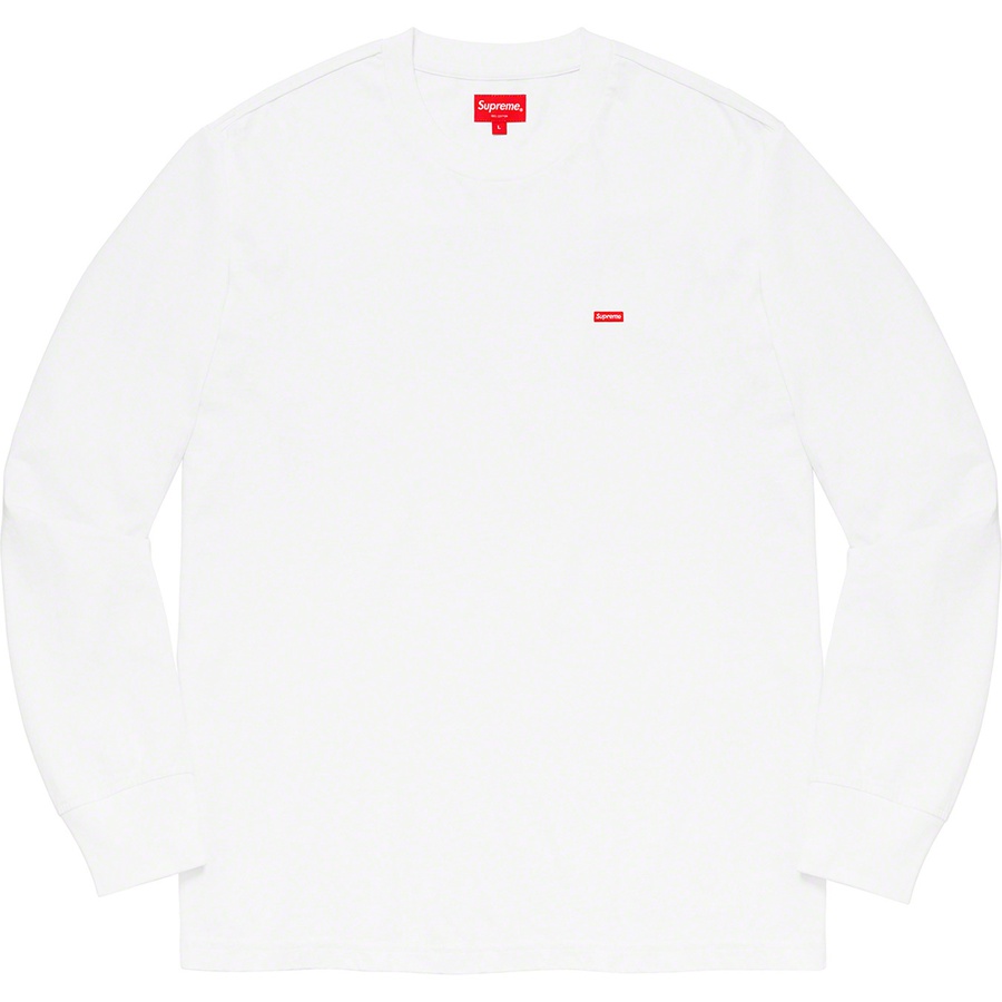 Supreme Small Box L/S Tee (FW20) White - Novelship