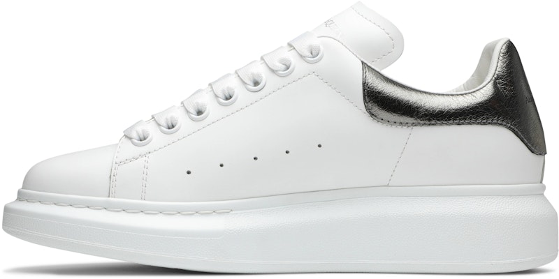 Mcqueen 2025 silver sneakers