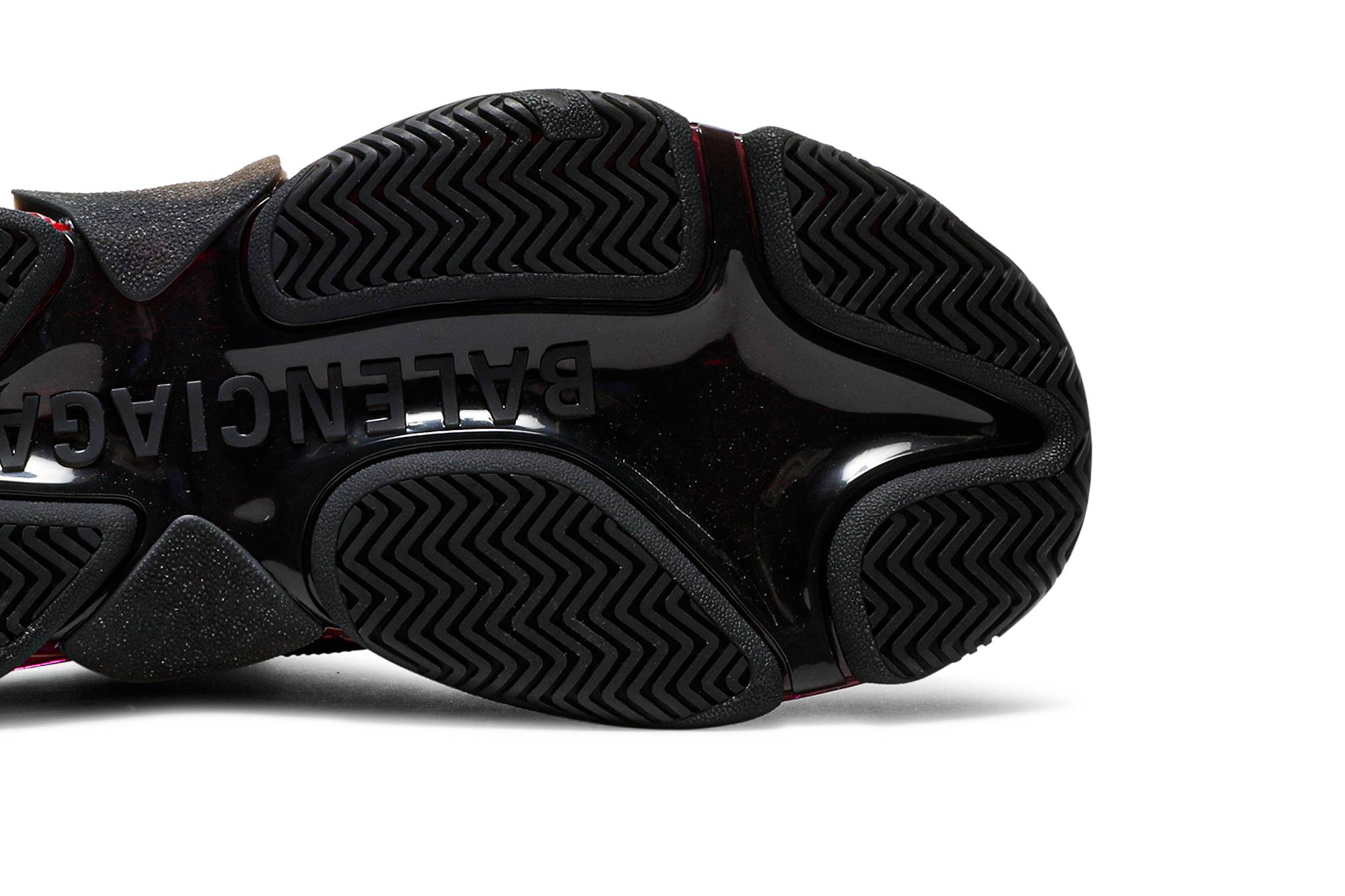 Purchase 巴黎世家 Triple S 運動鞋 '透明鞋底 - 黑粉霓虹' 541624W2FR11053