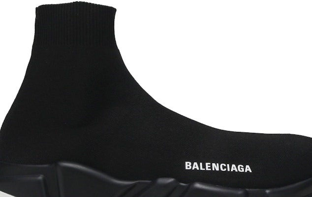 巴黎世家黑色Speed针织跑鞋 587286 W1703 1009 Order 巴黎世家黑色Speed针织跑鞋 587286 W1703 1009