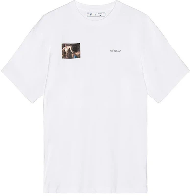Off-White Caravaggio Angel S/S T-shirt Putih Lelaki Buy Off-White Caravaggio Angel S/S T-shirt Putih Lelaki