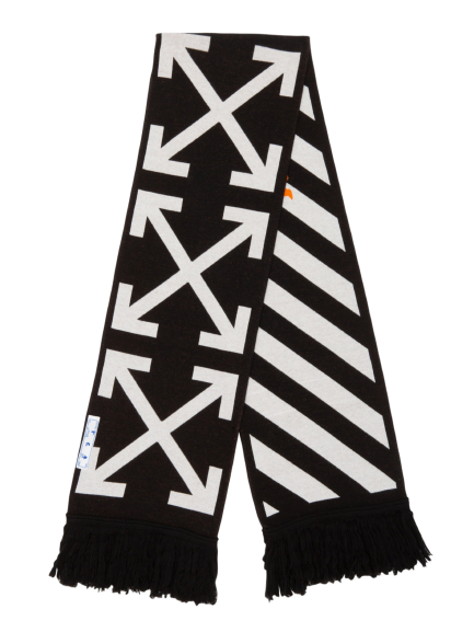 Off-White Arrows Scarf Black/Orange