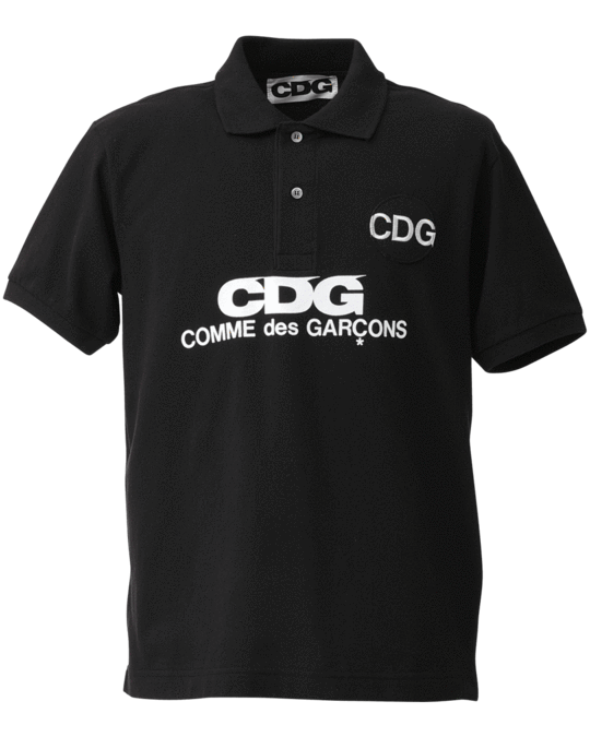 Buy Comme des Garçons Kemeja Polo Hitam