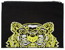 Kenzo Tiger Black Yellow Pouch Kenzo Tiger Black Yellow Pouch