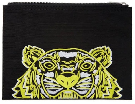 Kenzo Tiger Black Yellow Pouch Buy Kenzo Tiger Black Yellow Pouch