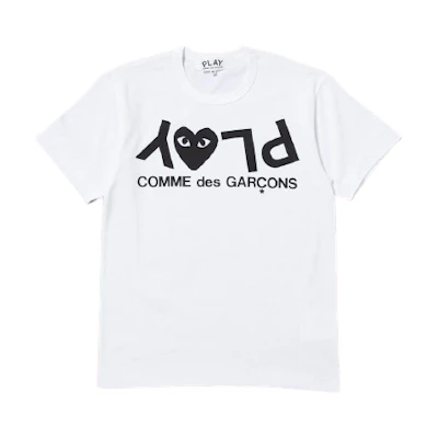 CDG PLAY MEN WHITE WORDS T-SHIRT Men