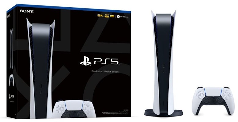 Sony PS5 PlayStation 5 Digital Edition Console White (UK Plug) Order Sony PS5 PlayStation 5 Digital Edition Console White (UK Plug)