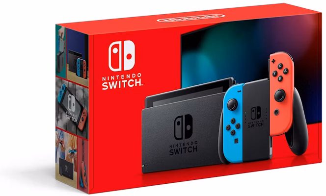 Nintendo Switch Console, Extended Battery Life, Red/Blue Buy Nintendo Switch Console, Extended Battery Life, Red/Blue