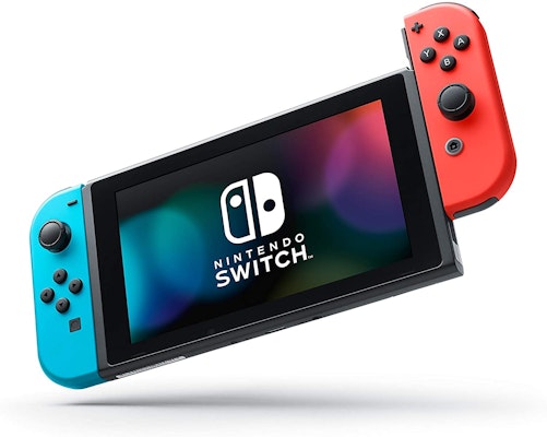 Nintendo Switch Console, Extended Battery Life, Red/Blue Purchase Nintendo Switch Console, Extended Battery Life, Red/Blue