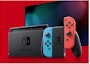 Sizing Nintendo Switch Console, Extended Battery Life, Red/Blue