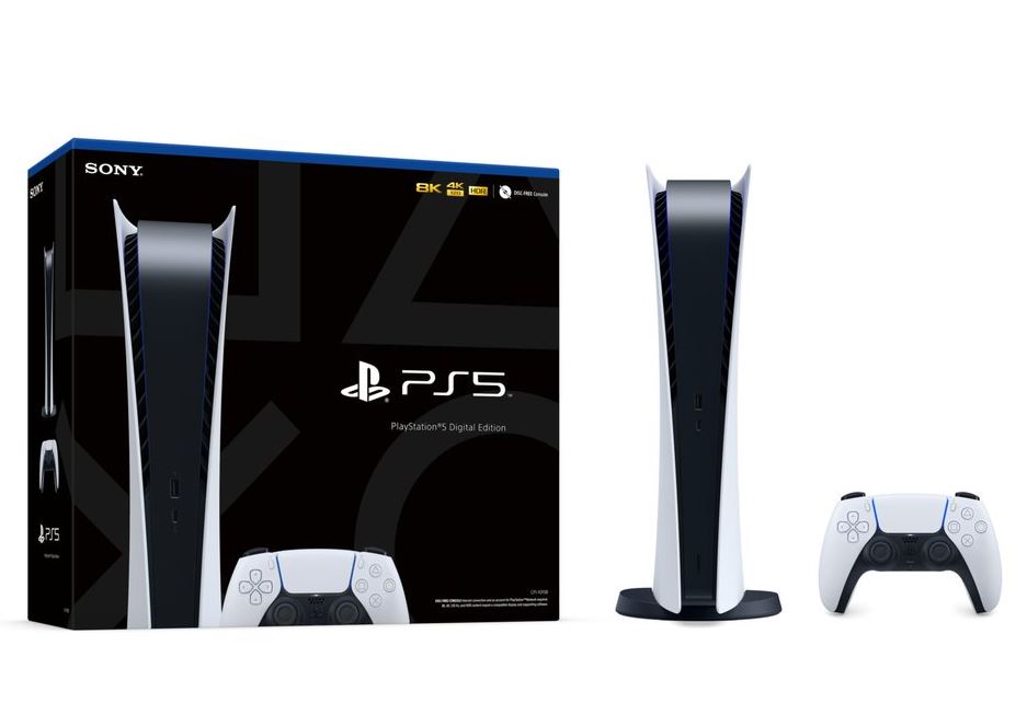 Sony PS5 PlayStation 5 Digital Edition Console White (US Plug ...
