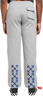Off-White Acrylic Arrow Slim Sweatpant Grey Blue Order Off-White Acrylic Arrow Slim Sweatpant Grey Blue