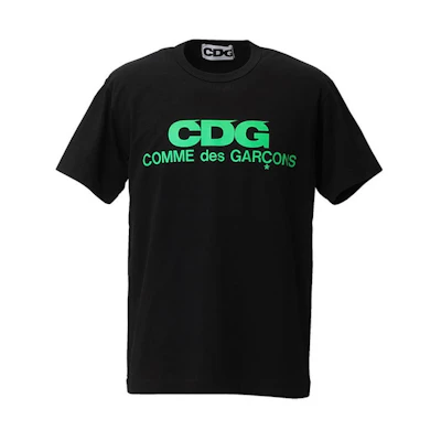 CDG Fluorescent T-shirt Black Green